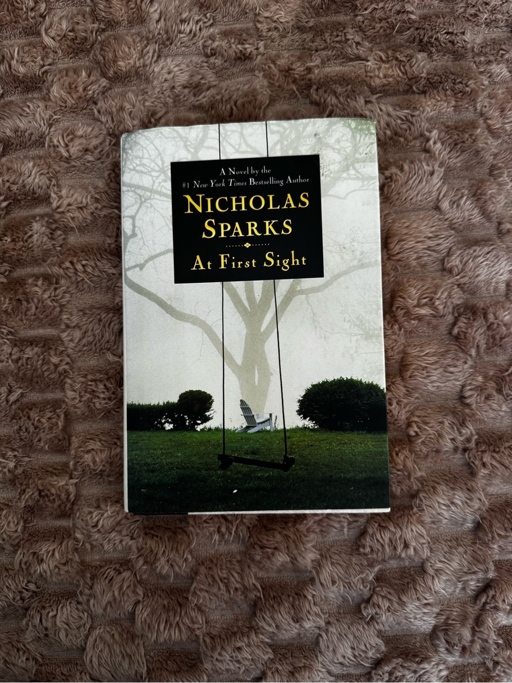 'At First Sight’ Hard Copy Novel - Green and White